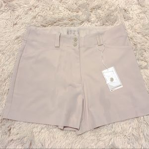 NWT Nike women’s FitDry golf shorts - beige sz 10